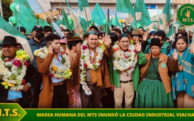 En la ciudad de Viacha liderado por sus candidatos Patzi y Chávez