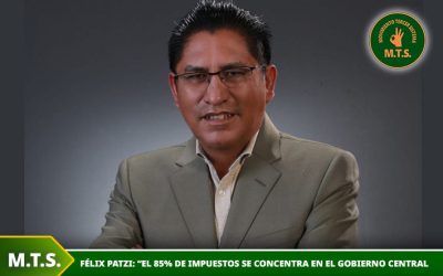 Félix Patzi: “El 85% de impuestos se concentra en el gobierno central; urge pacto fiscal”
