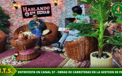 Entrevista en Canal 57: En cualquier provincia dicen: este asfaltado lo hizo Félix