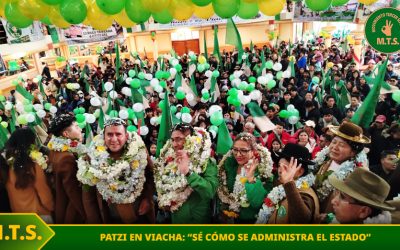 Patzi en Viacha: “sé cómo se Administra el Estado”