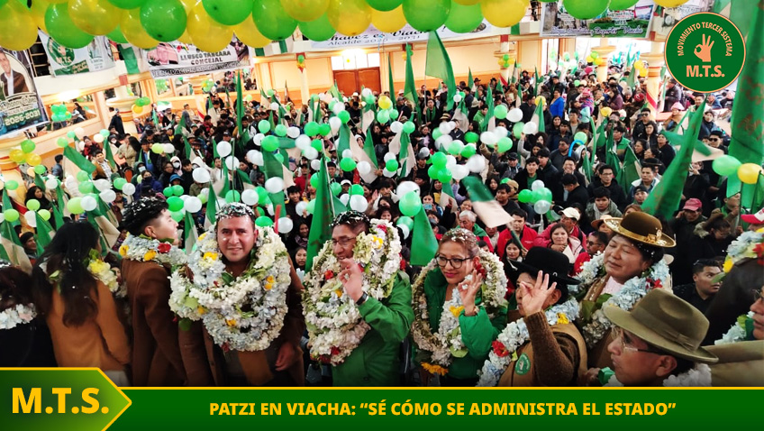 Patzi en Viacha: “sé cómo se Administra el Estado”
