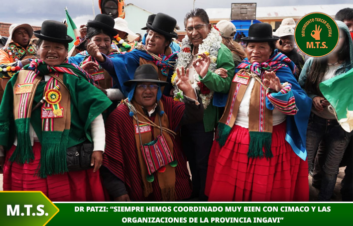 Dr Patzi: “Siempre hemos coordinado muy bien con cimaco y las organizaciones de la provincia ingavi”