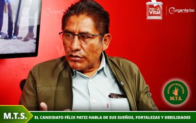 El candidato Félix Patzi habla de sus sueños, fortalezas y debilidades