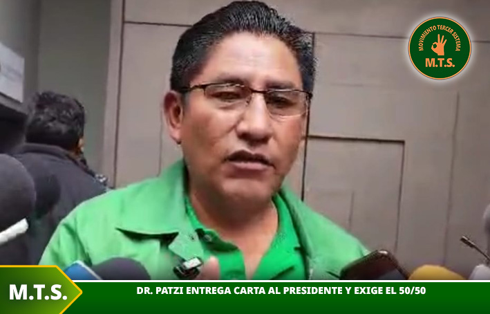 Dr Patzi entrega carta al presidente y exige el 50/50 en la ley financiera para La Paz