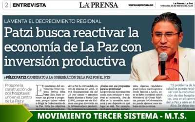 Patzi: «Debemos pasar de la subsistencia a la producción a Gran Escala»