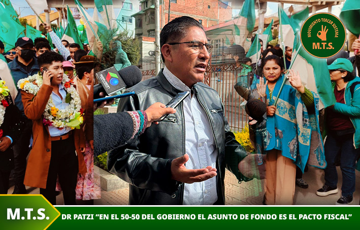 Dr. Patzi “En el 50-50 del gobierno el asunto de fondo es el pacto fiscal”