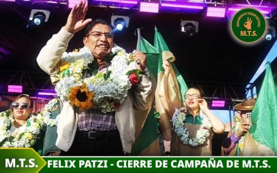 El candidato ganador Dr Patzi cerró campaña junto a familias de todas las clases sociales